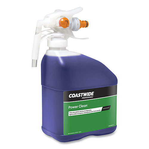 Coastwide Professional™ Power Clean Heavy-Duty Cleaner-Degreaser Concentrate for EasyConnect Systems, Grape Scent, 101 oz Bottle, 2/Carton