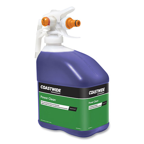 Coastwide Professional™ Power Clean Heavy-Duty Cleaner-Degreaser Concentrate for EasyConnect Systems, Grape Scent, 101 oz Bottle, 2/Carton