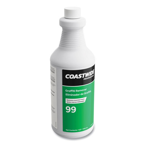 Coastwide Professional™ Graffiti Remover, 0.95 L Bottle, 6/Carton