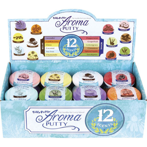 Crayola 12 Scents Aroma Putty Set, Fun and Learning, 8.90" x 6"11.25", 24/Carton, Assorted