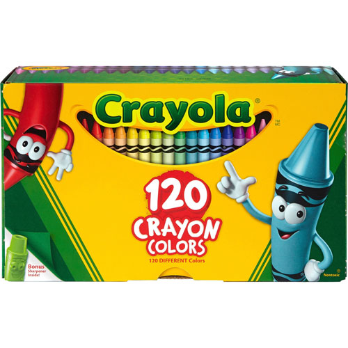 Crayola Classic Color Crayons, Tuck Box, 120 Colors