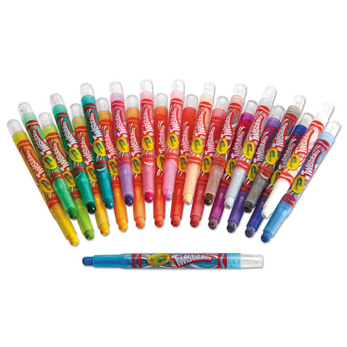 Crayola Twistables Mini Crayons, 24 Colors/Pack