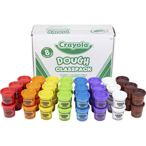 Crayola Dough Classpack, Modeling, Fun and Learning, Recommended For 2 Year, 48/Box, Assorted