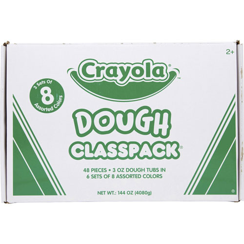 Crayola Dough Classpack, Modeling, Fun and Learning, Recommended For 2 Year, 48/Box, Assorted
