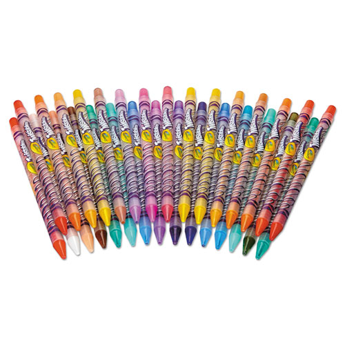 Crayola Twistables Colored Pencils, 2 mm, 2B (#1), Assorted Lead/Barrel Colors, 30/Pack