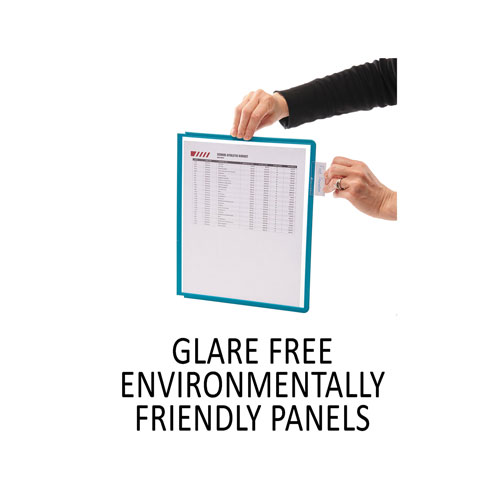 Durable VARIO Wall Reference System, 5 Panels, Letter, Asst. Borders & Panels