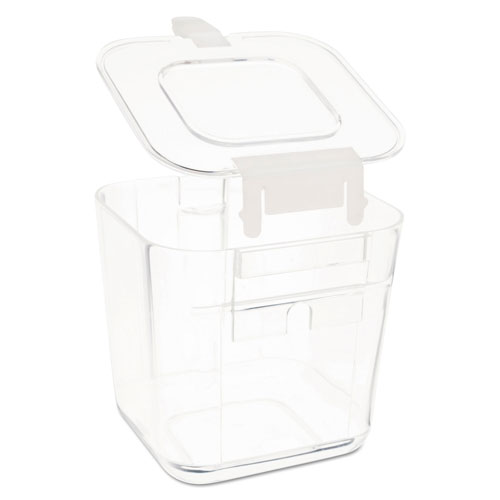 Deflecto Stackable Caddy Organizer Containers Small Clear