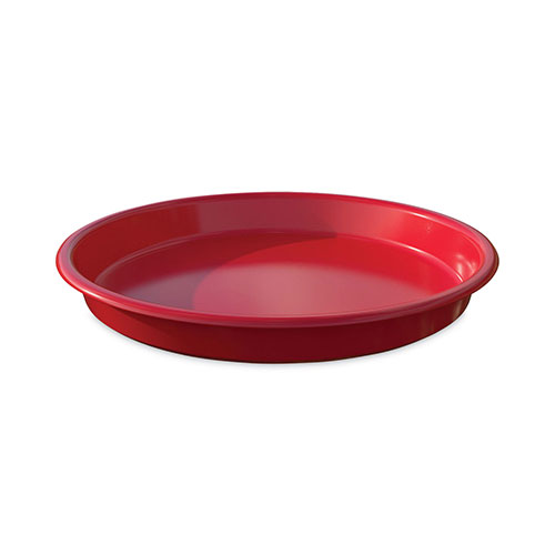 Deflecto Little Artist's Antimicrobial Craft Tray, 13" Dia., Red