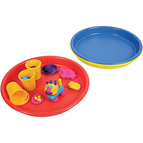 Deflecto Kids Antimicrobial Round Craft Tray - Accessories, Art, Craft - 1.61