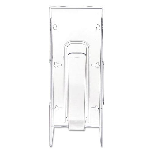 Deflecto Stand-Tall Wall-Mount Literature Rack, Leaflet, 4.56w x 3.25d x 11.88h, Clear