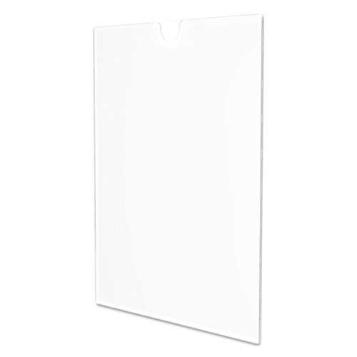 Deflecto Superior Image Cubicle Sign Holder, 8 1/2 x 11 Insert, Clear
