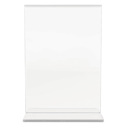 Deflecto Classic Image Double-Sided Sign Holder, 5 x 7 Insert, Clear