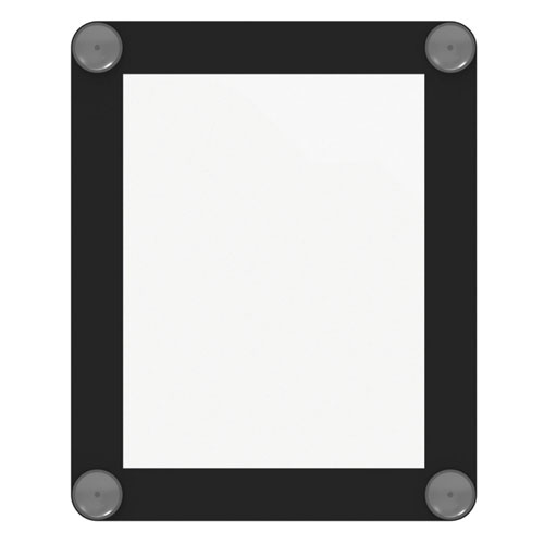 Deflecto Superior Image Window Display, 8 1/2 x 11 Insert, Clear/Black