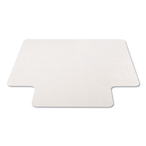 Deflecto EconoMat Occasional Use Chair Mat, Low Pile Carpet, Roll, 36 x 48, Lipped, Clear