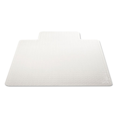 Deflecto DuraMat Moderate Use Chair Mat for Low Pile Carpet, 46 x 60, Wide Lipped, Clear