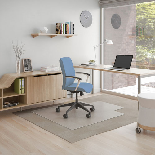 Deflecto SuperMat Plus Chairmat - Medium Pile Carpet, Home Office, Commercial - 48