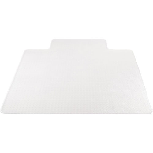 Deflecto SuperMat Vinyl, Beveled Chair Mat for Medium Weight Carpeting, 46x60, 25x12 Lip