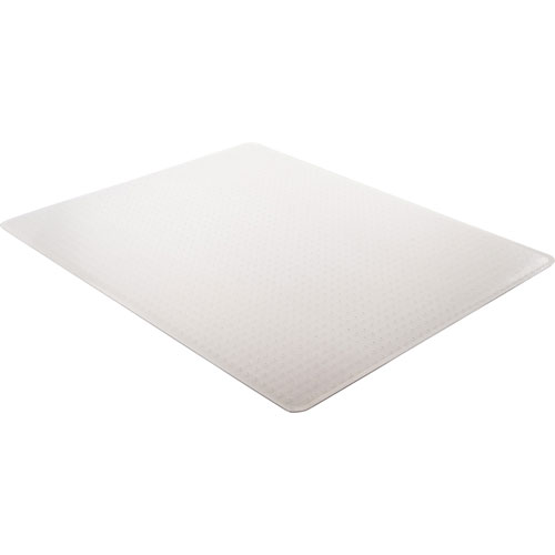 Deflecto SuperMat Frequent Use Chair Mat, Medium Pile Carpet, Flat, 46 x 60, Rectangle, Clear