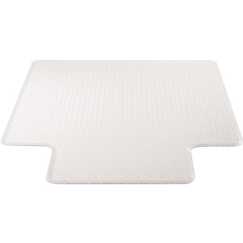 Deflecto ExecuMat All Day Use Chair Mat for High Pile Carpet, 45 x 53, Wide Lipped, Clear