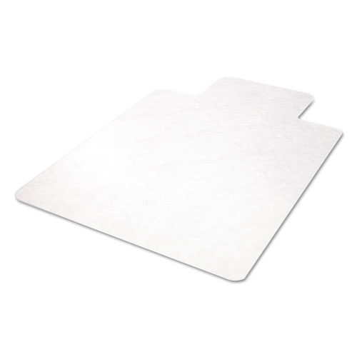Deflecto EconoMat All Day Use Chair Mat for Hard Floors, 36 x 48, Lipped, Clear