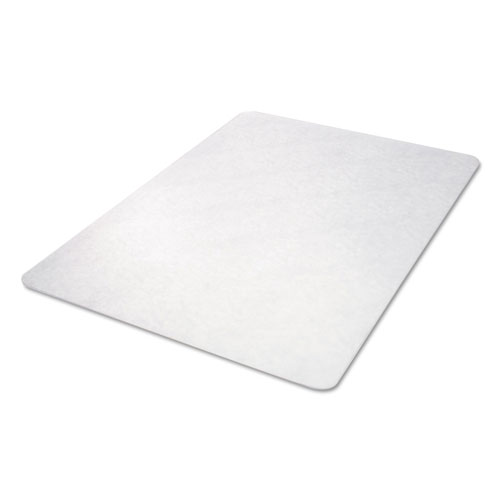 Deflecto EconoMat All Day Use Chair Mat for Hard Floors, 45 x 53, Clear