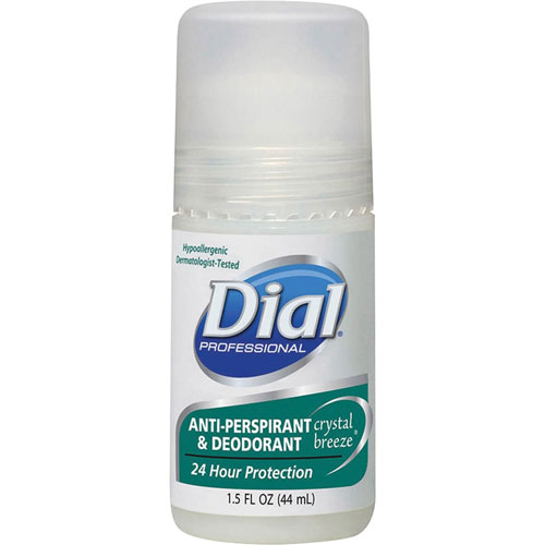 Dial Scented Antiperspirant/Deodorant RollOn,, Clear, White