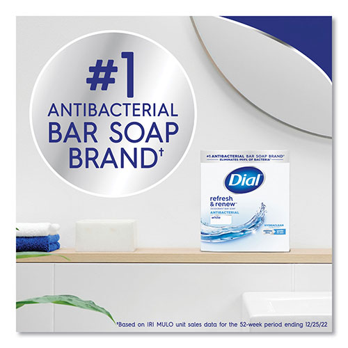 Dial Deodorant Bar Soap, Iconic Dial Soap Scent, 4 oz, 36/Carton
