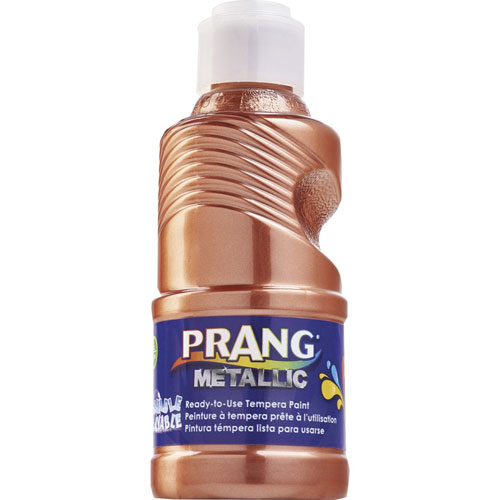 Prang Ready-to-Use Washable Metallic Paint, 8 fl oz, Metallic Copper