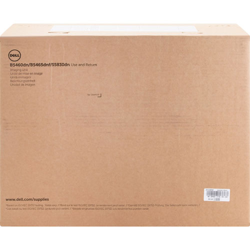 Dell Imaging Drum, f/ B5460dn, 100,000 Page Yield, Black