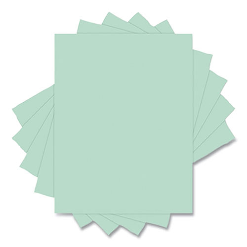 Domtar 30% Recycled Colored Paper, 20 lb Bond Weight, 8.5 x 11, Green, 500/Ream