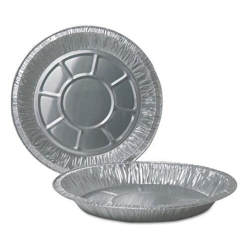 Durable Packaging Aluminum Pie Pans, 10" Dia., Deep, 500/Carton