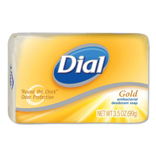 Dial Deodorant Bar Soap, Fresh Bar, 3.5 oz Box, 72/Carton