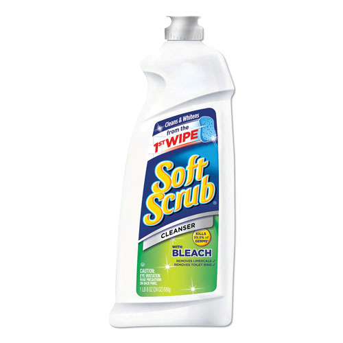 Soft Scrub® Commercial Disinfectant Cleanser with Bleach, 36oz Bottle