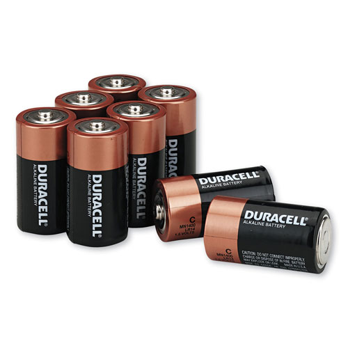 Duracell CopperTop Alkaline Batteries, C, 8/PK