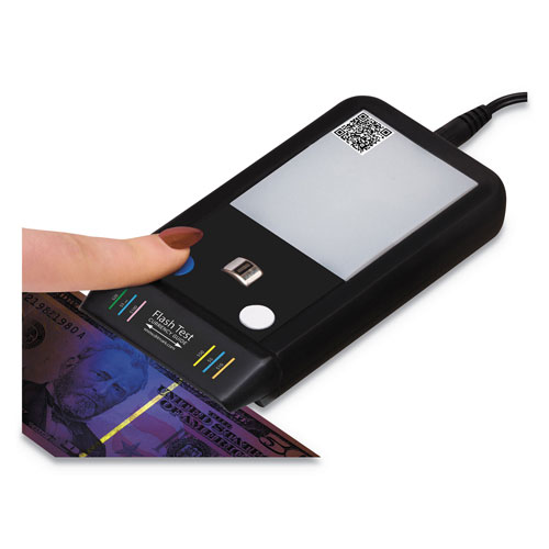 Drimark FlashTest Counterfeit Detector, MICR, UV Light, Watermark, U.S. Currency, Black