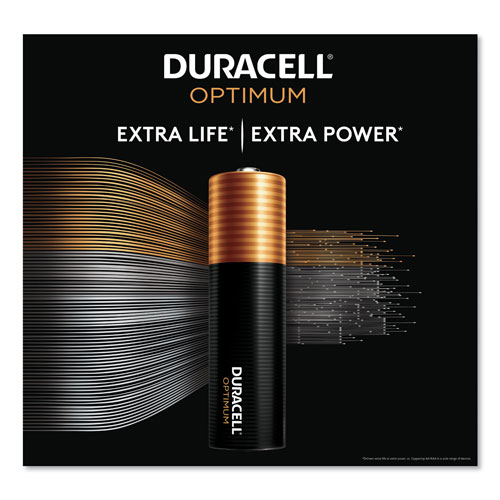Duracell Optimum Alkaline AA Batteries, 6/Pack