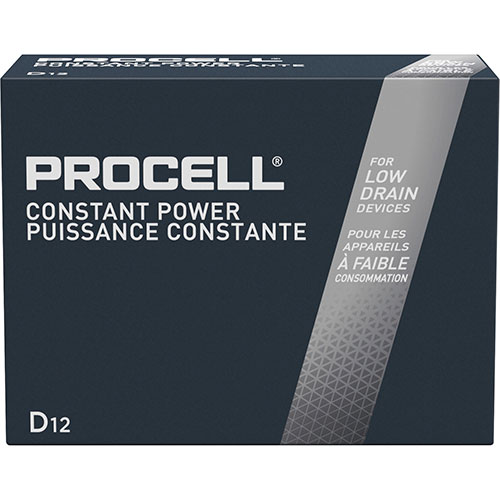 Procell® Alkaline D Batteries, For General Purpose, D, Alkaline, 72/Carton