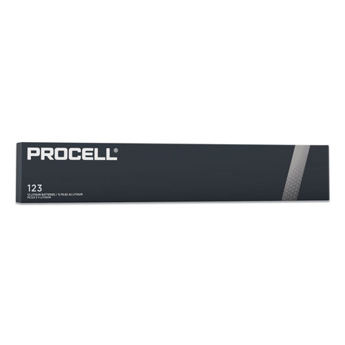Duracell Procell Lithium Batteries, CR123, For Camera, 3V, 12/Box