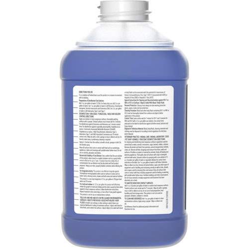 Diversey Virex Plus Disinfectant Cleaner - Concentrate Liquid - 84.5 fl oz (2.6 quart) - Surfactant Scent - 2 / Carton - Blue