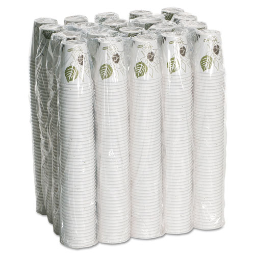 Dixie Pathways Paper Hot Cups, 10 oz, 1000/Carton