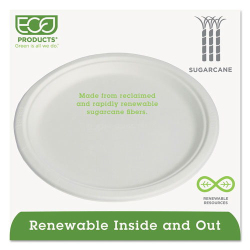 Eco-Products Compostable Sugarcane Dinnerware, 10