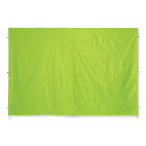 Ergodyne Shax 6098 Pop-Up Tent Sidewall, Single Skin, 10 ft x 10 ft, Polyester, Lime