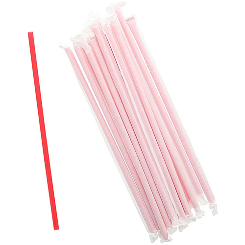 Banyan Giant Red Straws - Wrapped - 10.3