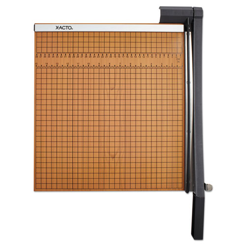 Elmer's Square Commercial Grade Wood Base Guillotine Trimmer, 15 Sheets, 15