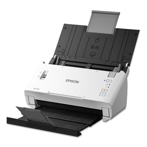 Epson DS-410 Document Scanner, 600 dpi Optical Resolution, 50-Sheet Duplex Auto Document Feeder