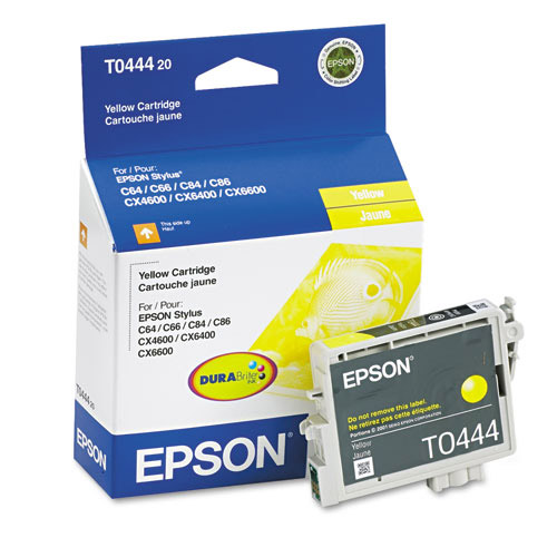 Epson T044420S (44) DURABrite Ink, 400 Page-Yield, Yellow