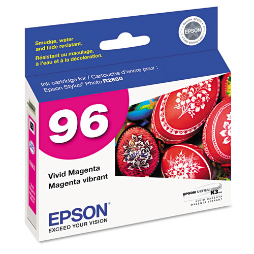 Epson T096320 (96) Ink, 430 Page-Yield, Magenta