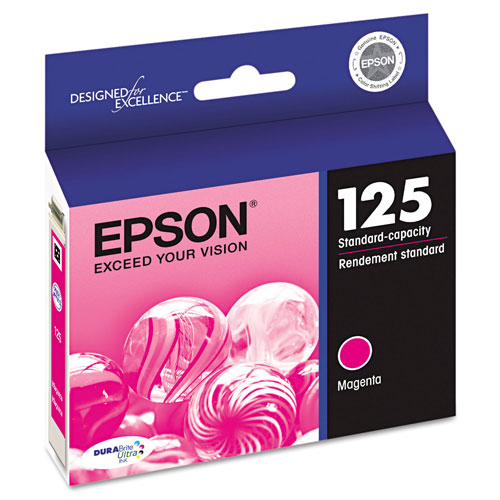 Epson T125320S (125) DURABrite Ultra Ink, Magenta