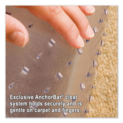 E.S. Robbins Performance Series Chair Mat with AnchorBar for Carpet up to 1