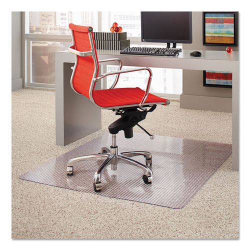 E.S. Robbins Dimensions Chair Mat for Carpet, 45 x 53, Clear